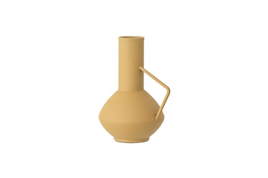 Gelbe Vase aus Metall Irine ohne jede Grenze