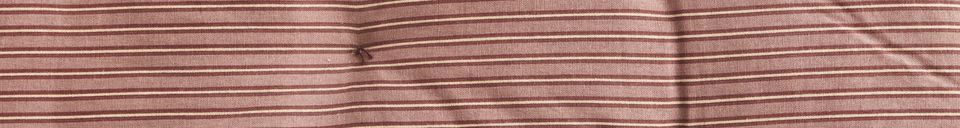 Materialbeschreibung Gemustertes Matratzenkissen aus mehrfarbiger Baumwolle Rojo