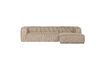 Miniaturansicht Gerades Ecksofa gerippt beige Bean 1