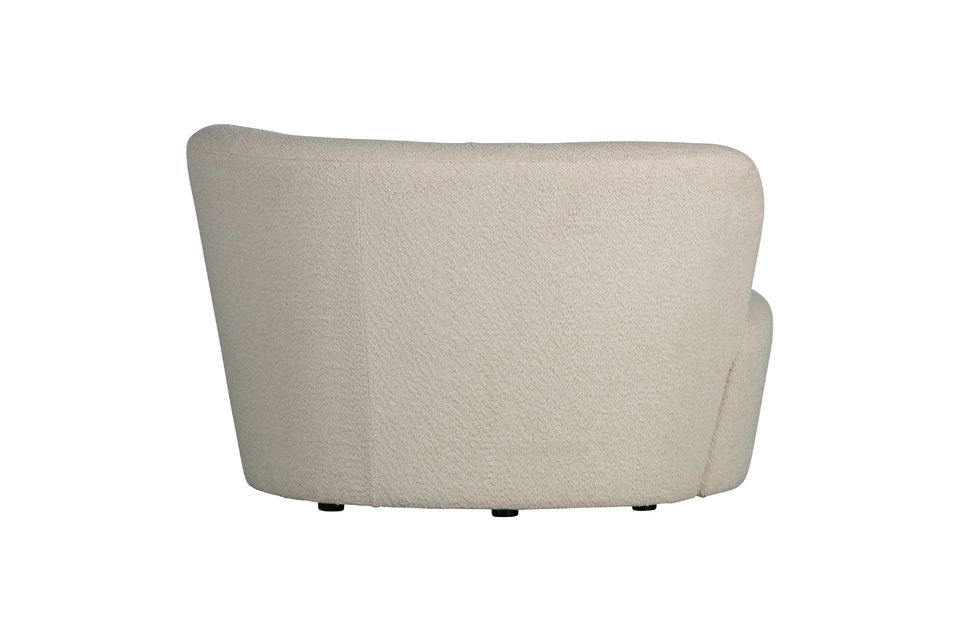 Gerades Sofa aus cremefarbenem Stoff Stone - 5