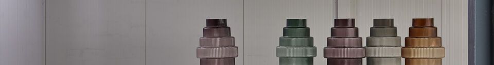 Materialbeschreibung Glasvase dunkelgrün h65cm Steps
