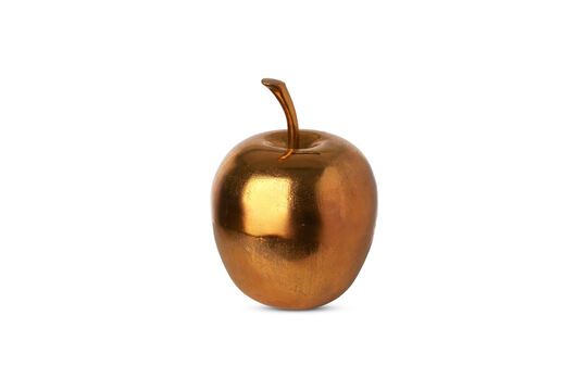 Goldenes Aluminium-Sparschwein Apple