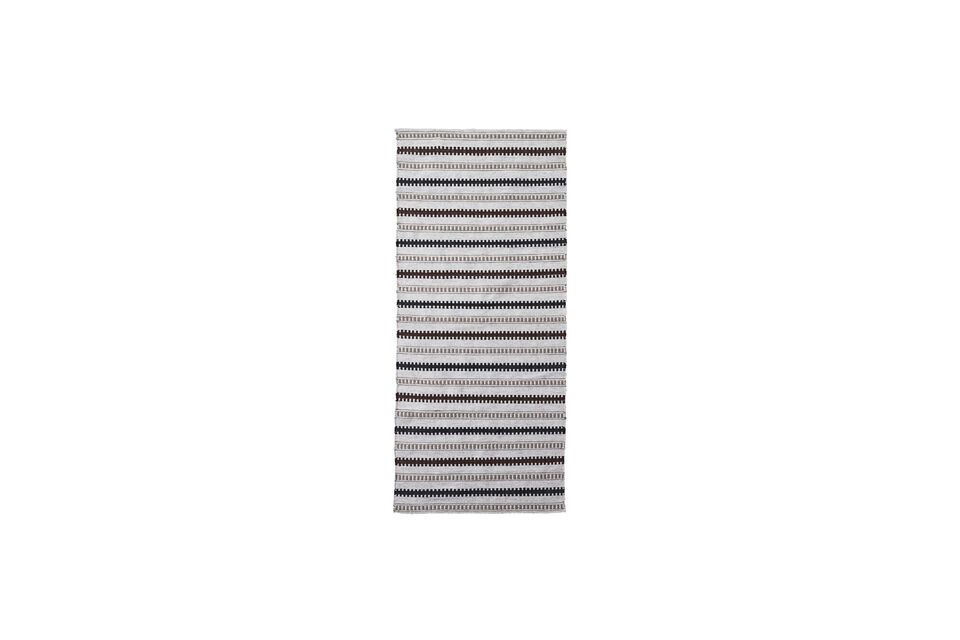 Grauer Polyesterteppich 200x90 cm Terra House Doctor
