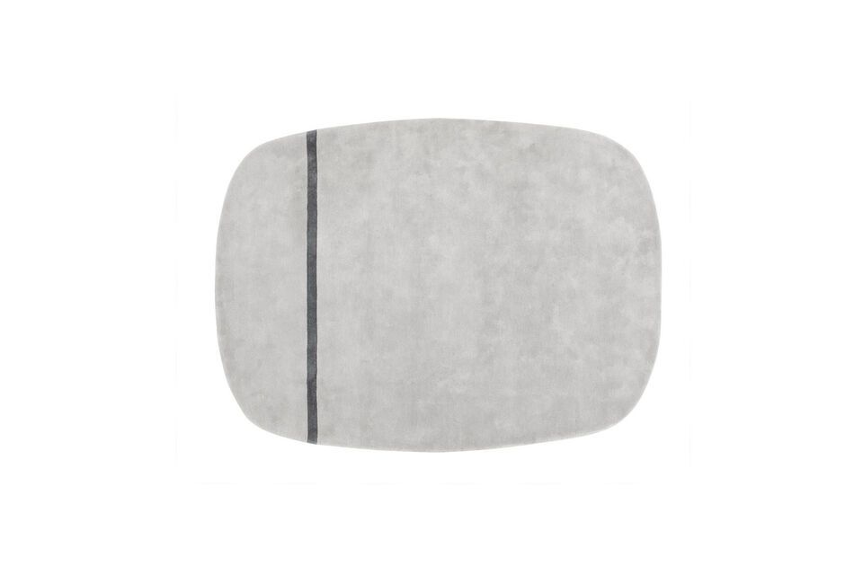 Grauer Wollteppich 175x240 Oona Normann Copenhagen