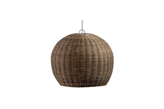 Große Hängeleuchte Rattanlampe beige Mooze ohne jede Grenze