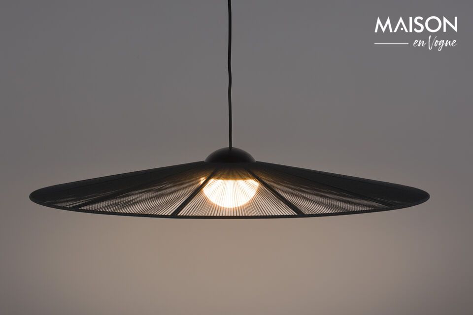 Große schwarze Hängelampe aus Eisen Belle Pendant Zuiver