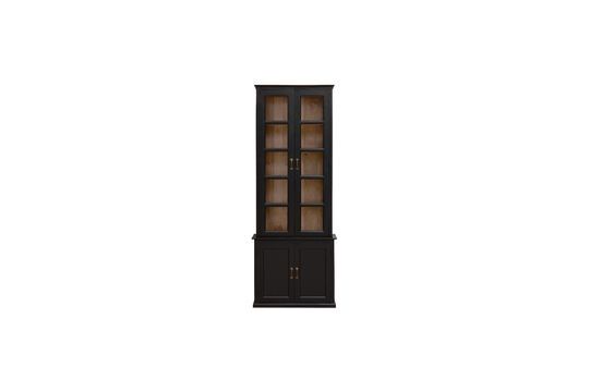 Großer schwarzer Holzvitrine Auriac