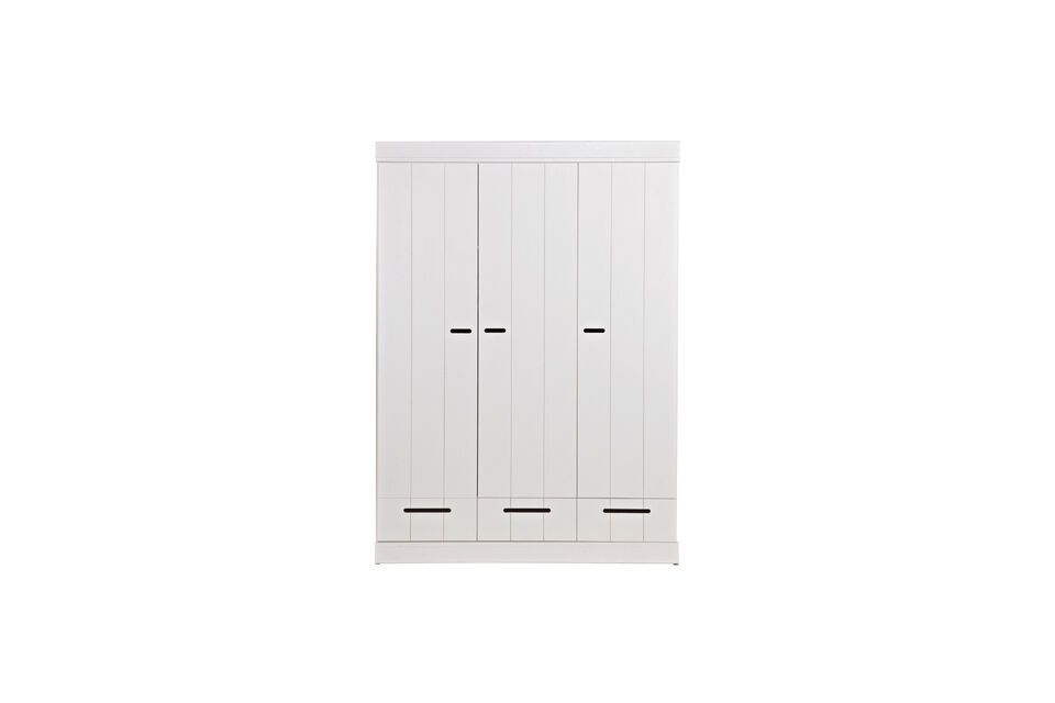 Großer - Maison en Holzschrank | Vogue Connect 195cm weißer Woood