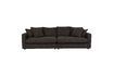 Miniaturansicht Großes 3-Sitzer-Sofa mit braunem Stoffbezug Sense 6