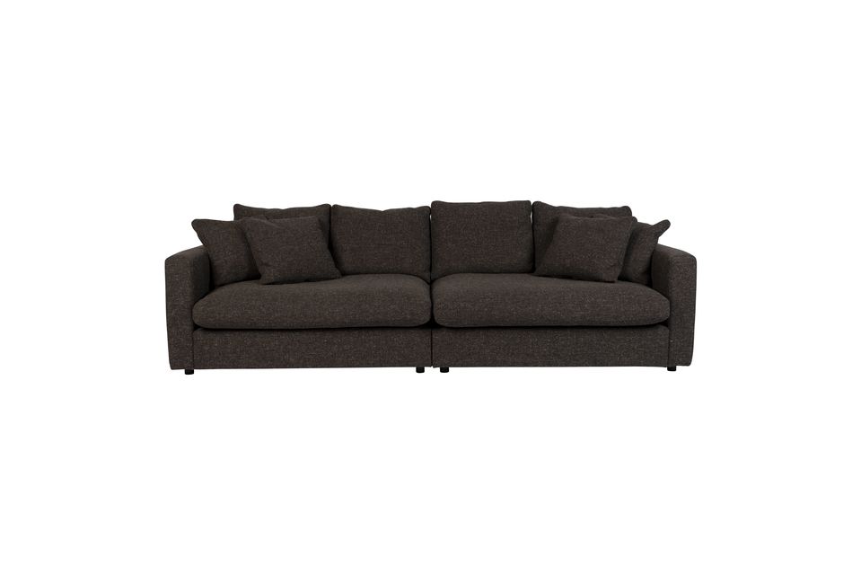 Dieses Sofa verfügt über eine großzügige Sitzfläche