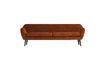 Miniaturansicht Großes Sofa aus terracottafarbenem Velours Rocco 1