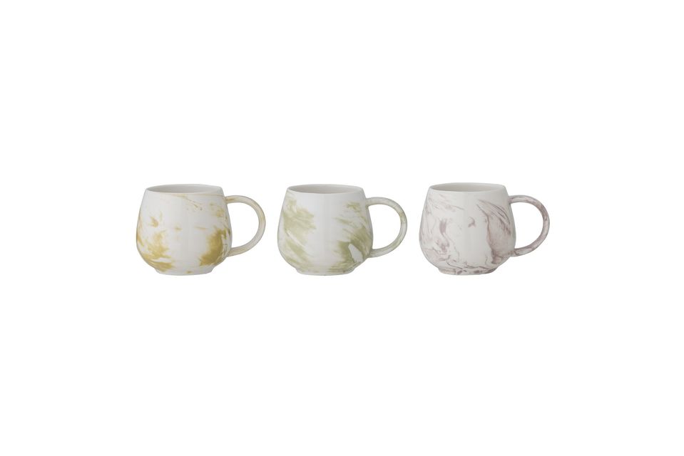 Grüne Tasse aus Steingut Palma Bloomingville