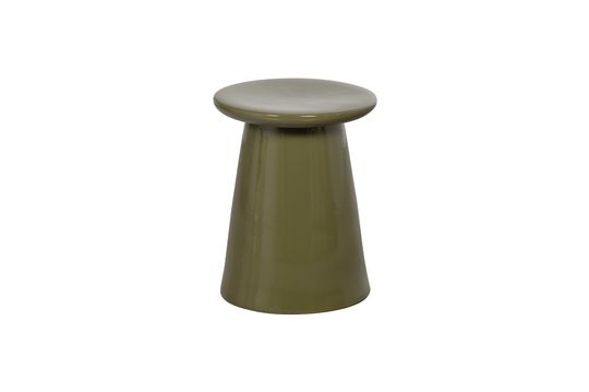 Grüner Keramikhocker Button