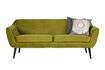 Miniaturansicht Grünes 3-Sitzer-Sofa aus Velours Rocco 2
