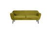 Miniaturansicht Grünes 3-Sitzer-Sofa aus Velours Rocco 1