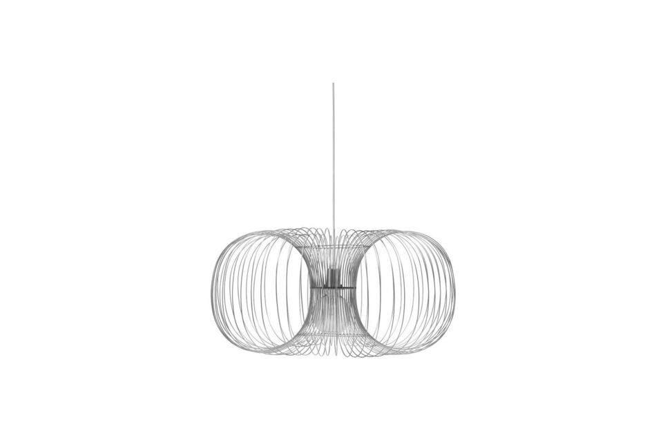 Hängeleuchte aus versilbertem Stahl Coil Normann Copenhagen