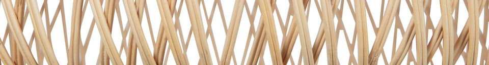 Materialbeschreibung Hängeleuchte Bambus beige Moza