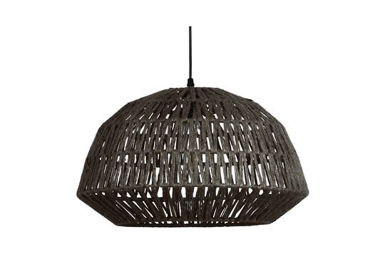 Hängeleuchte Lampe aus Jute schwarz Kace