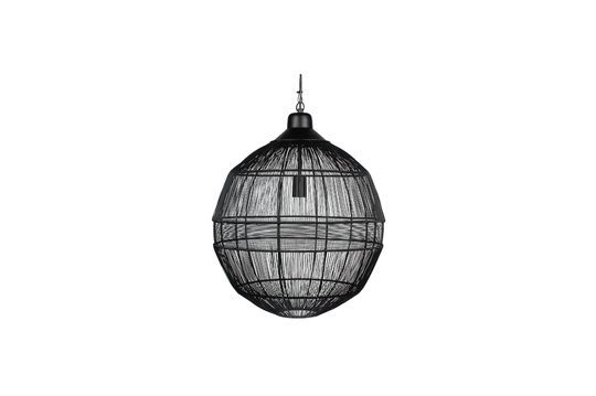 Hängeleuchte Metall Lampe schwarz Enes