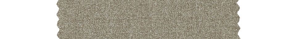 Materialbeschreibung Hellgrauer Stoffsessel Lofty