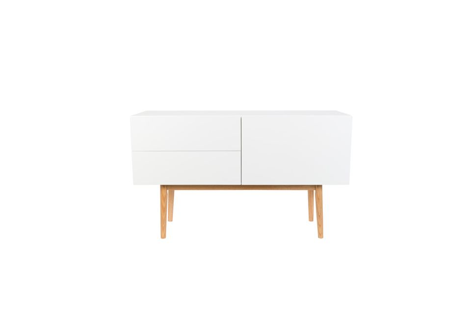 High on Wood-Sideboard mit 1 Tür und 2 Schubladen Zuiver