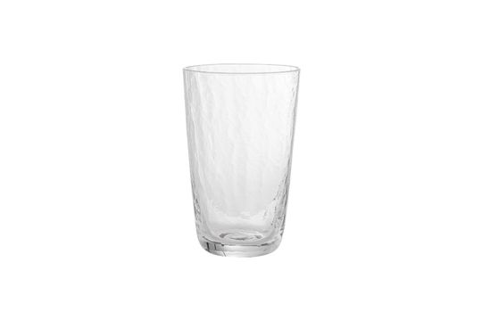 Hohes transparentes Trinkglas Asali
