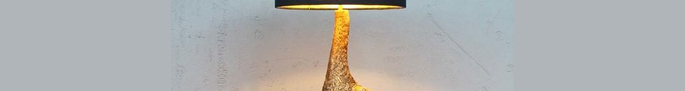 Materialbeschreibung Howard-Tischlampe