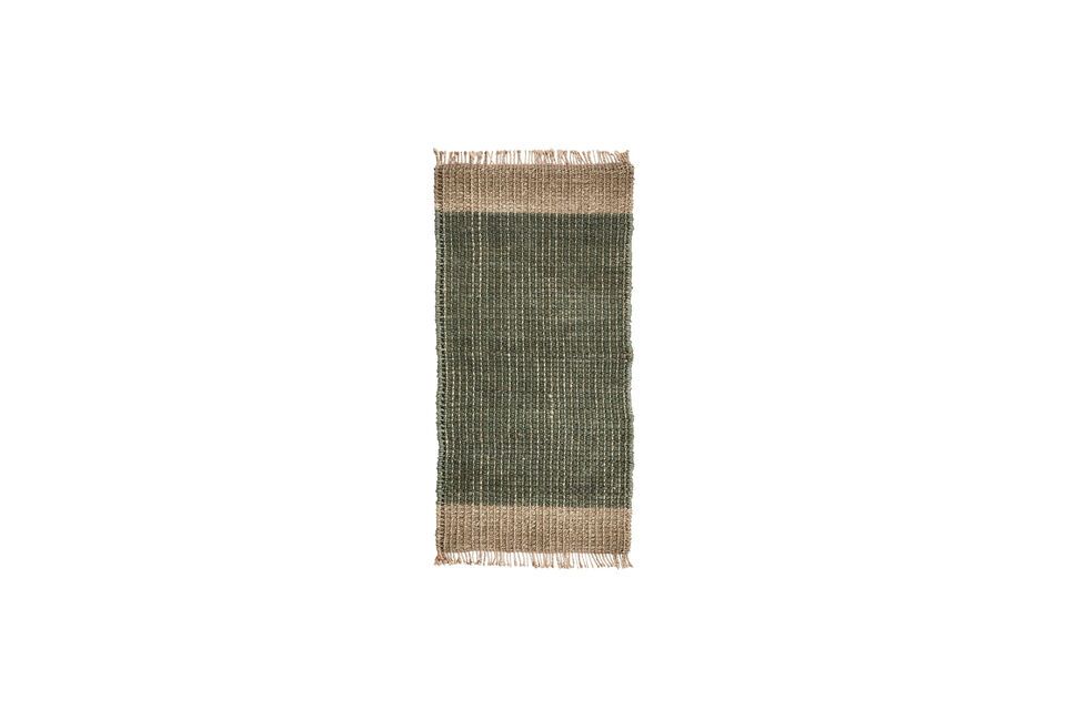 Juteteppich hell und grün 140x70 cm Trap House Doctor