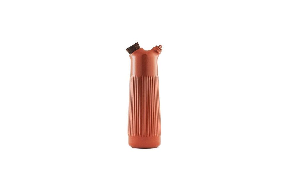 Essigflasche aus Keramik Terrakotta Junto, spanischer Geist