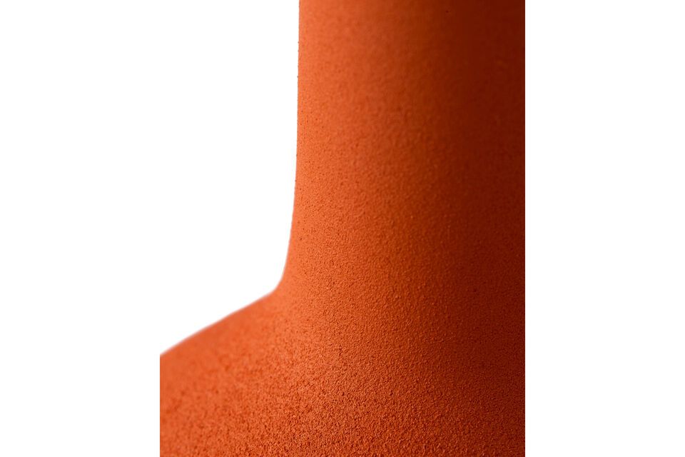 Kerzenhalter aus orangefarbigen Aluminium Spartan - 5