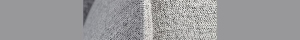 Materialbeschreibung King Sofa hellgrau