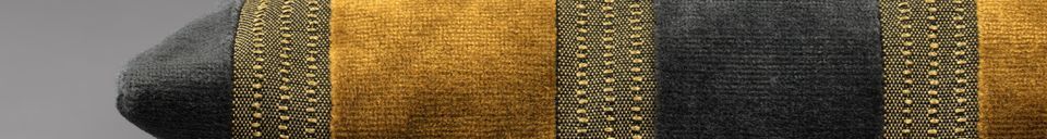 Materialbeschreibung Kissen Scott gelb und grau