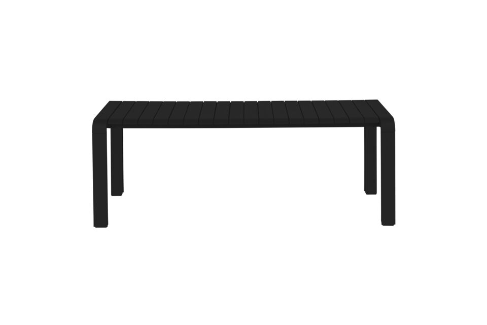 Die schlichte schwarze Farbe und die Herstellung aus hochwertigem Aluminium garantieren Ihnen