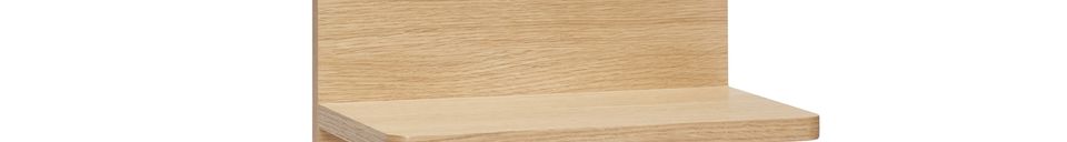 Materialbeschreibung Kleines Regal aus beigem Holz Less
