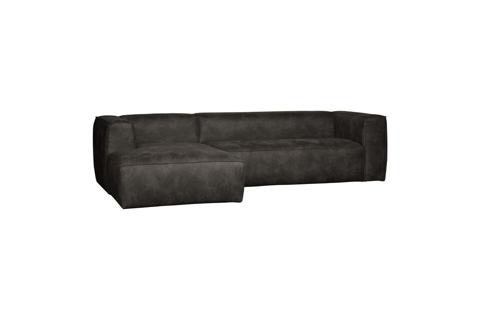 Dieses Ecksofa aus recyceltem Leder ist das perfekte Möbelstück