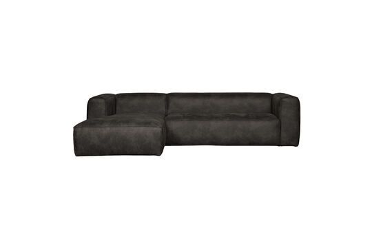 Linke Ecksofa mit Stoffbezug in Bean Black ohne jede Grenze