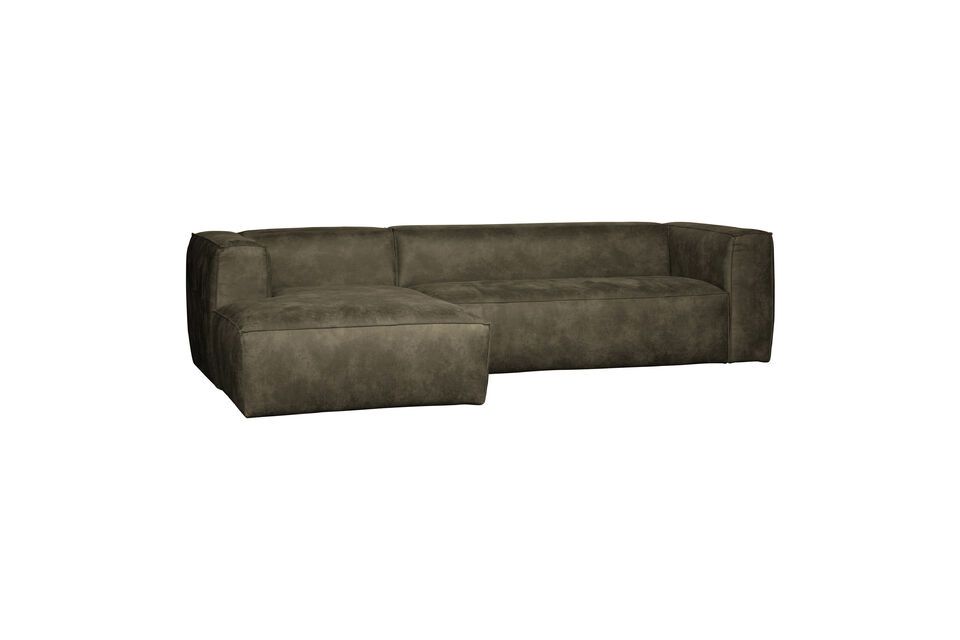 Dieses Ecksofa aus recyceltem Leder ist das perfekte Möbelstück