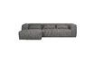 Miniaturansicht Linksseitiges Ecksofa mit Stoffbezug in Bean Grey 1