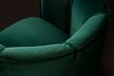 Miniaturansicht Lounge-Sessel aus grünem Samt Flower 3