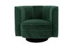 Miniaturansicht Lounge-Sessel aus grünem Samt Flower 1