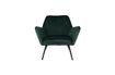 Miniaturansicht Lounge-Sessel Bon aus grünem Samt 8