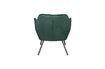 Miniaturansicht Lounge-Sessel Bon aus grünem Samt 11