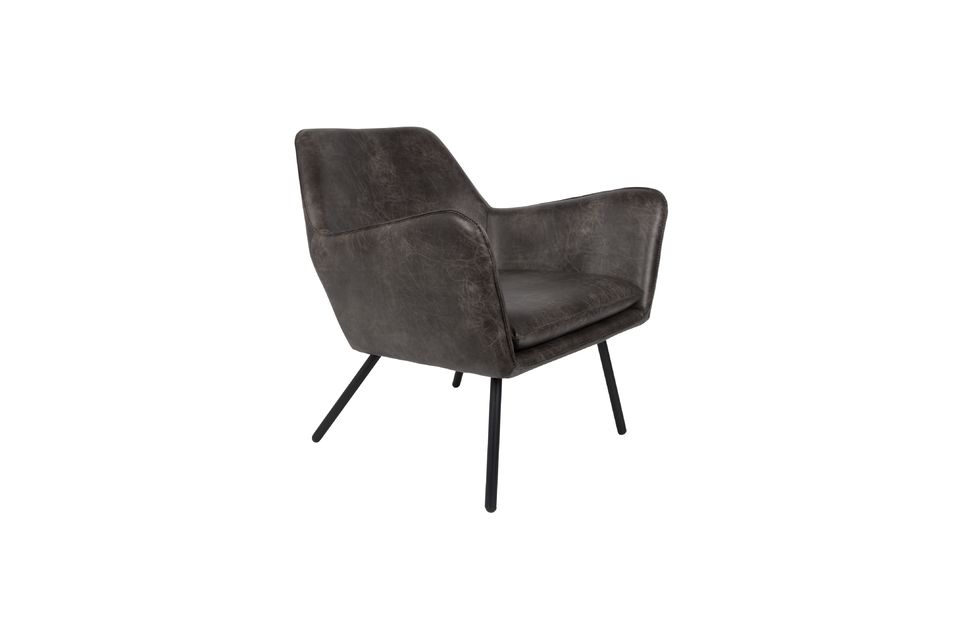 Lounge-Sessel Bon dunkelgrau - 6