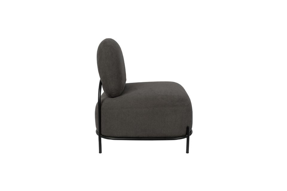 Lounge-Sessel Polly grau - 5