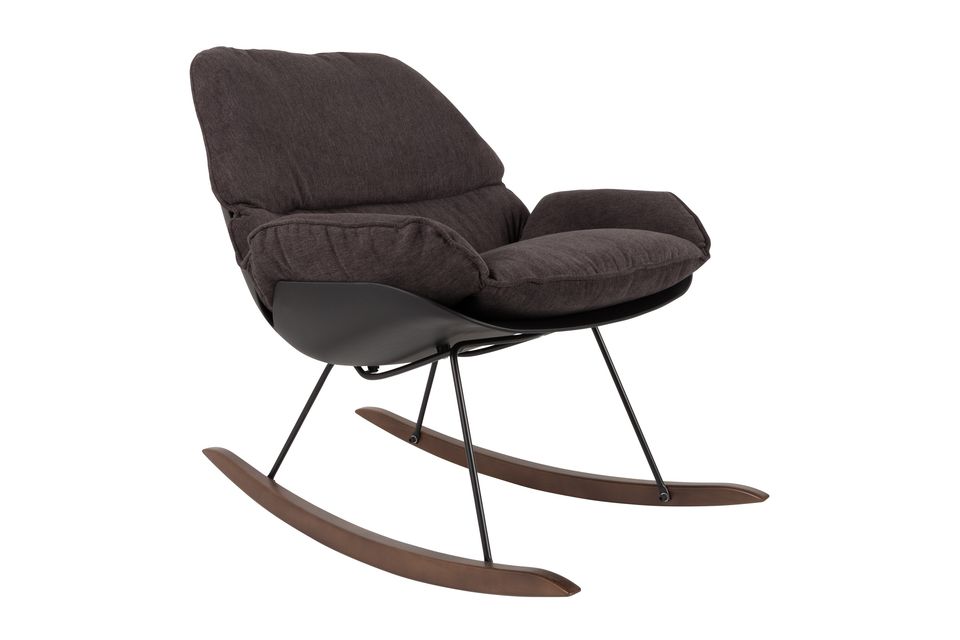 Lounge-Sessel Rocky dunkel - 5