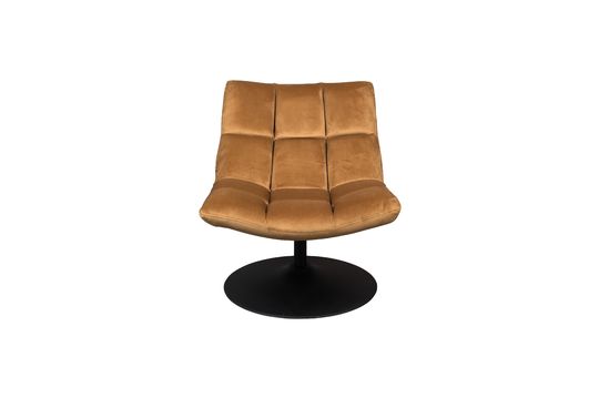 Lounge-Stuhl aus braunem Samt Bar ohne jede Grenze