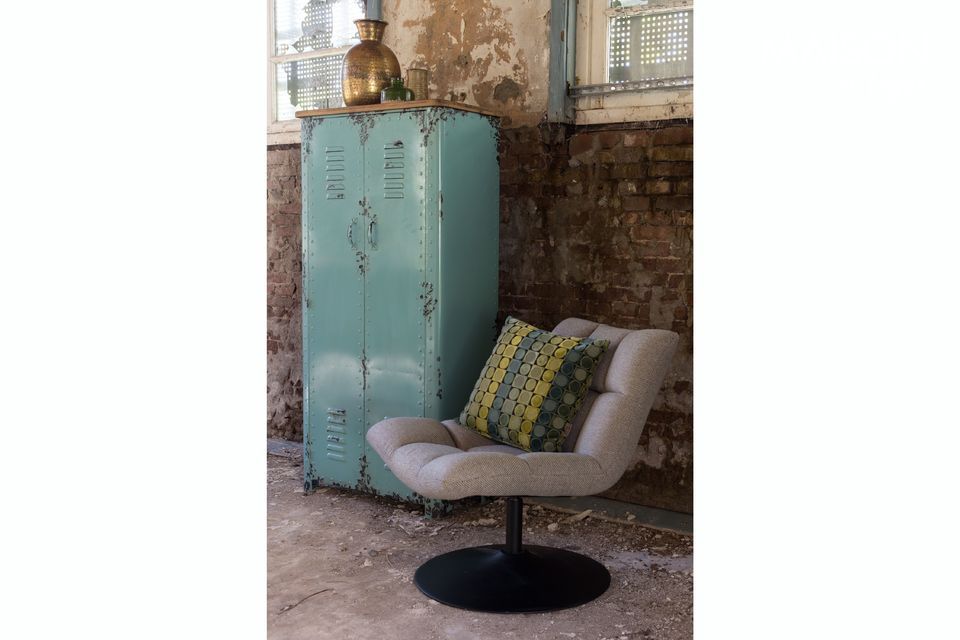 Lounge-Stuhl Bar in hellgrau DutchBone