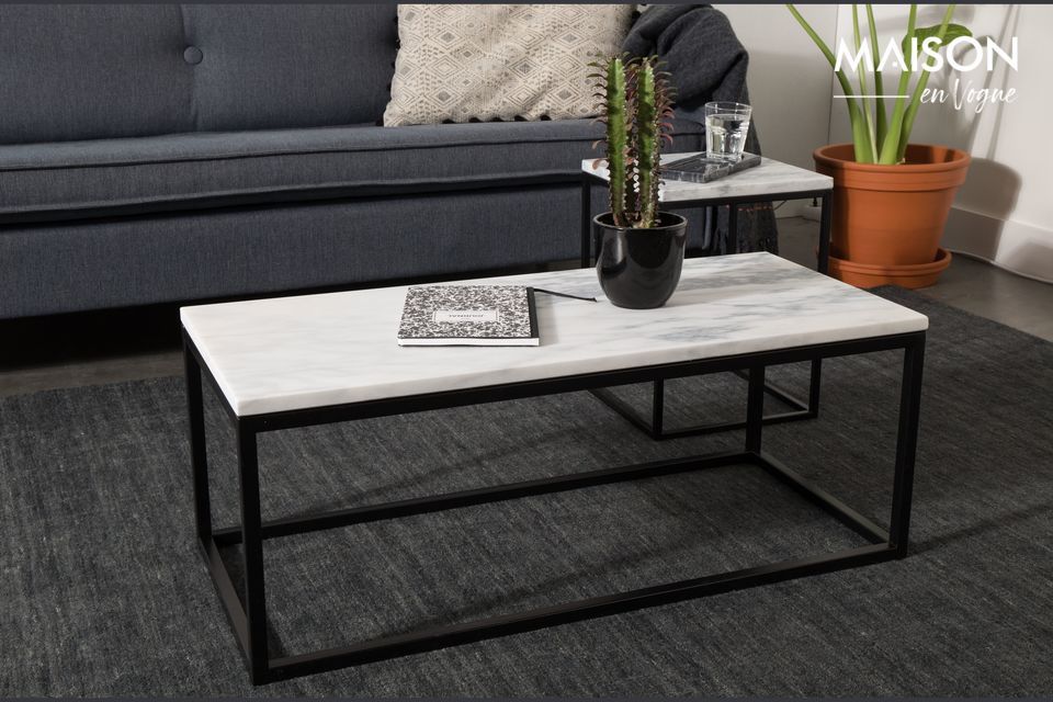 Marmor-Couchtisch Power Zuiver