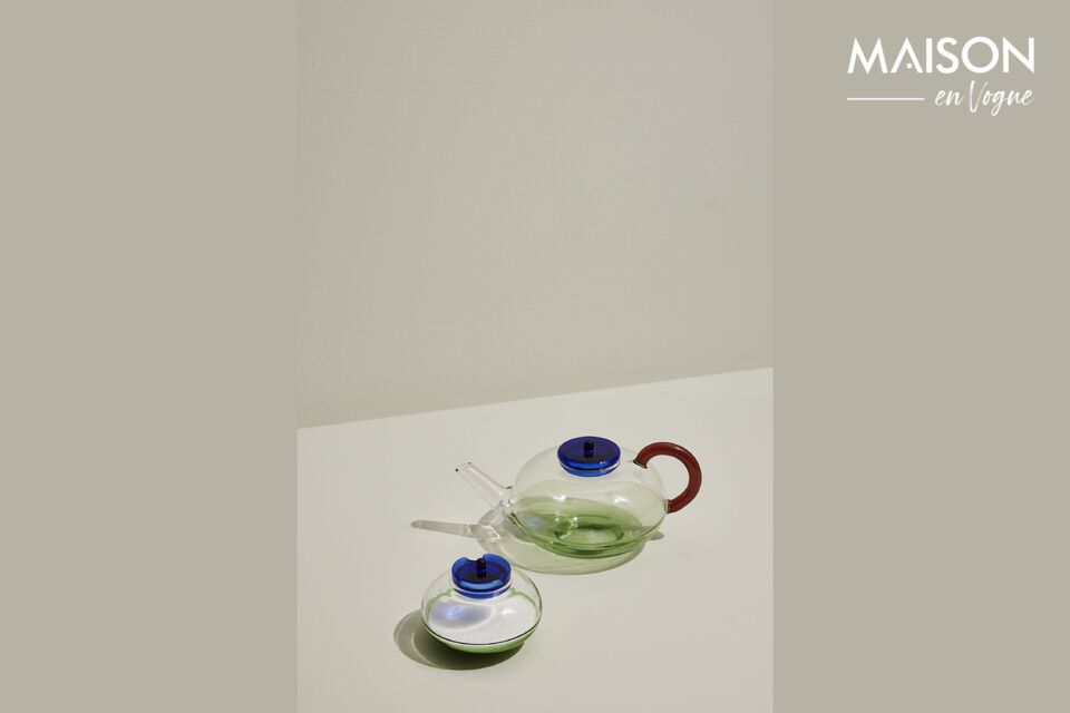 Genießen Sie Ihren Tee aus der bunten Glas-Teekanne NoRush