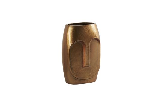Moai Vase aus Messing